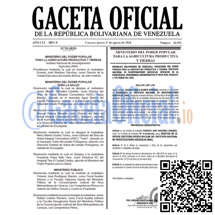Gaceta Oficial, Gaceta 42932, Gaceta 42932 HD, Gaceta #42932, Gaceta Oficial Venezuela #42932