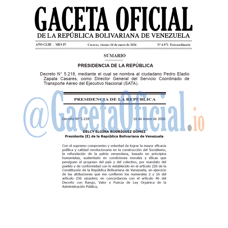 Gaceta Oficial, Gaceta 6971, Gaceta 6971 HD, Gaceta #6971, Gaceta Oficial Venezuela #6971