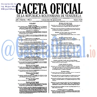 Gaceta Oficial 39483 del 9 Agosto 2010