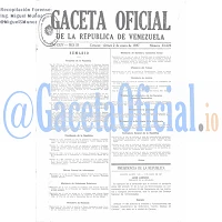 Gaceta Oficial 33629 del 2 Enero 1987