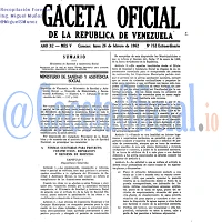 Gaceta Oficial 752 del 26 Febrero 1962