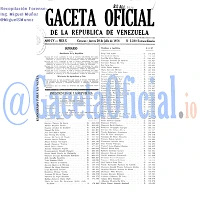 Gaceta Oficial 2289 del 20 Julio 1978
