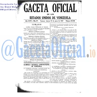 Gaceta Oficial 22226 del 31 Enero 1947