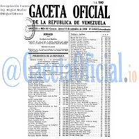 Gaceta Oficial 2658 del 11 Septiembre 1980