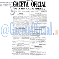 Gaceta Oficial 32316 del 21 Septiembre 1981