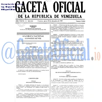 Gaceta Oficial 36860 del 30 Diciembre 1999