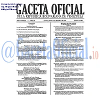 Gaceta Oficial 39823 del 19 Diciembre 2011