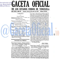 Gaceta Oficial 23422 del 5 Enero 1951