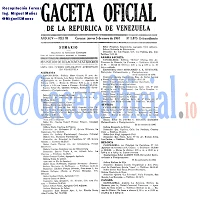 Gaceta Oficial 1075 del 5 Enero 1967