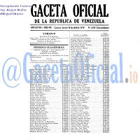 Gaceta Oficial 1395 del 16 Abril 1970