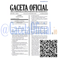 Gaceta Oficial 6668 del 16 diciembre 2021