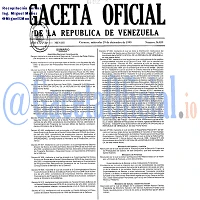 Gaceta Oficial 36859 del 29 Diciembre 1999