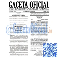 Gaceta Oficial, Gaceta 43410, Gaceta 43410 HD, Gaceta #43410, Gaceta Oficial Venezuela #43410