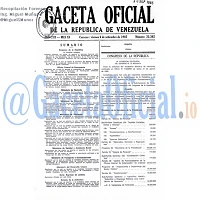 Gaceta Oficial 33302 del 6 Septiembre 1985