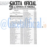 Gaceta Oficial 3486 del 18 Diciembre 1984