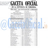 Gaceta Oficial 3000 del 13 Agosto 1982