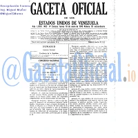 Gaceta Oficial 121 del 18 Enero 1945