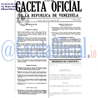 Gaceta Oficial 34819 del 14 Octubre 1991