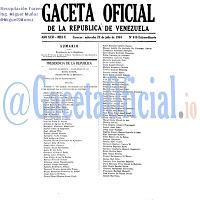 Gaceta Oficial 916 del 22 Julio 1964