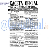 Gaceta Oficial 30880 del 27 Diciembre 1975