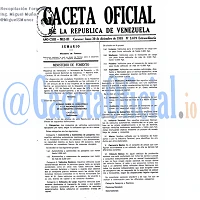 Gaceta Oficial 3679 del 30 Diciembre 1985