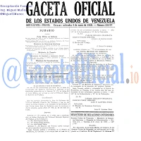 Gaceta Oficial 23117 del 4 Enero 1950