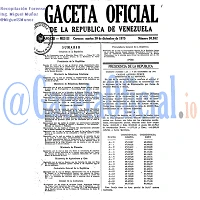 Gaceta Oficial 30882 del 30 Diciembre 1975
